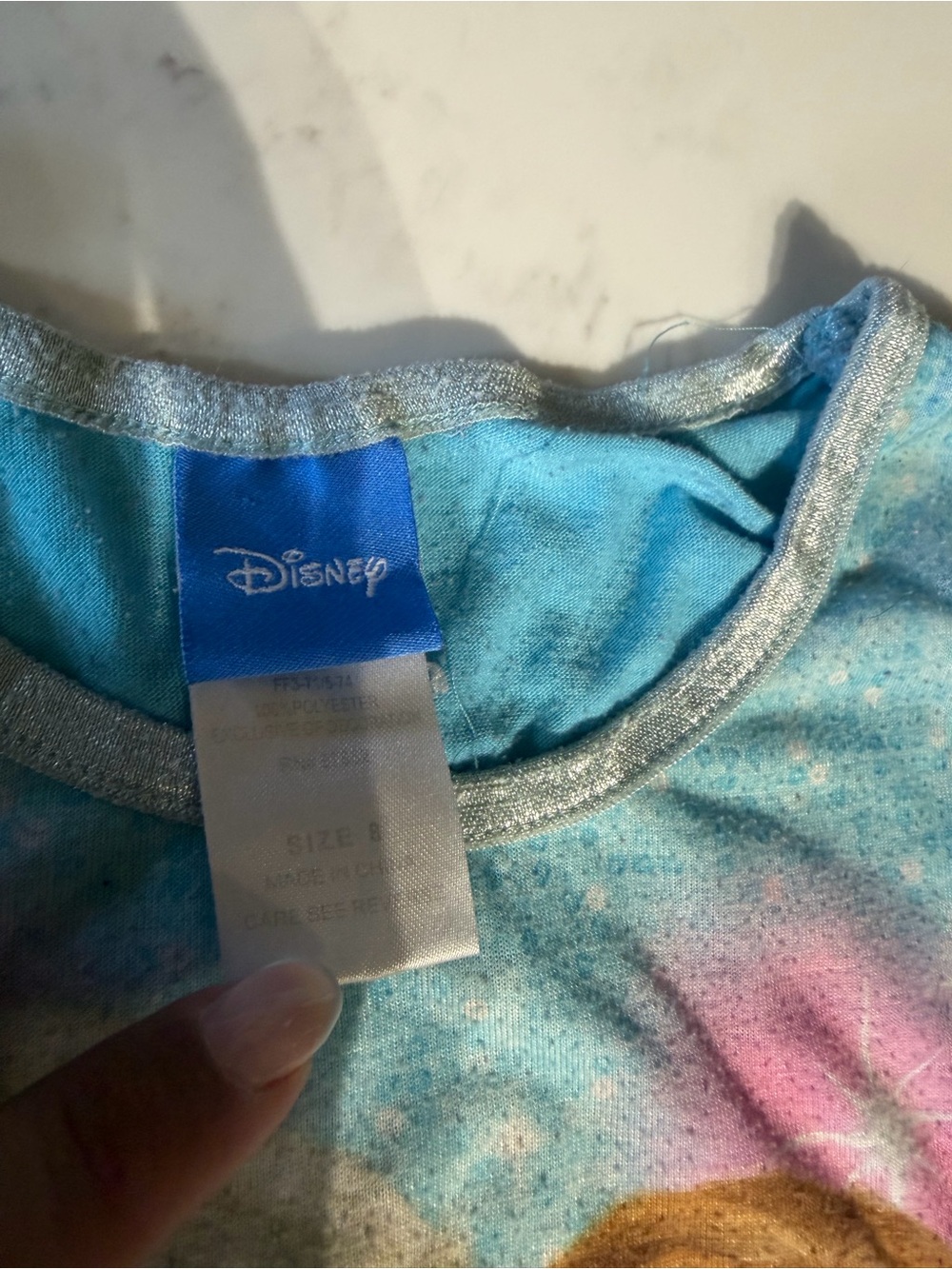 Cozy Kids Plush Pajama set - Turquoise Snowflake - Picture 4 of 4